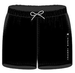 Woven Stretch Shorts Black